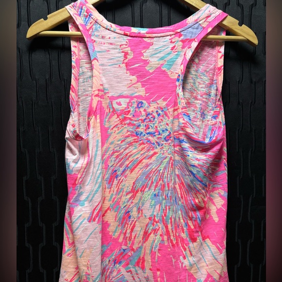 Lilly Pulitzer Jaylynne Racerback Sleeveless Size S Top - Picture 3 of 9